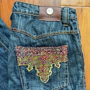 Antik Denim  Embroidered Flare Jean